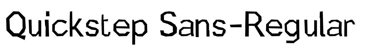 Quickstep Sans-Regular